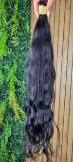55CM Preto Ondulado ( 120g ) FB1104 - Imagem 2